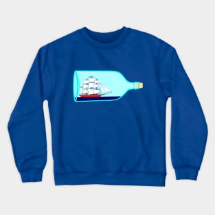 Ship in a Bottle Crewneck Sweatshirt